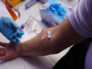 Blood test facilities